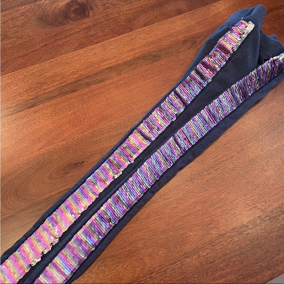 GAP Sequin Stripe Everyday Legging girls medium - Picture 4 of 9